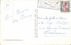 Palavas Floods MODERN CARD Souvenir