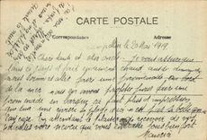 Palavas Floods CPA the beach