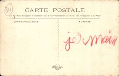 Palavas Floods CPA Entrance of the canal