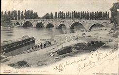 Beziers CPA the old bridge