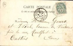 Beziers CPA the old bridge