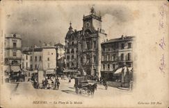 Beziers CPA the place of the Town hall
