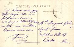 Palavas CPA the canal