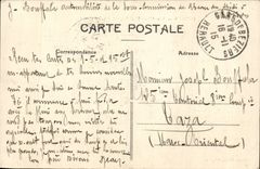 Beziers CPA the alleys Paul Riquet as the crow flies