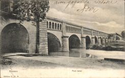 Beziers CPA Bridge canal