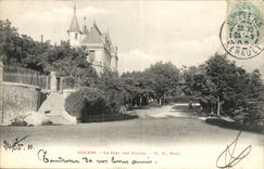 Beziers CPA the park of the poets