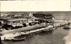 Palavas - Left Bank - View of the Beach - CPA