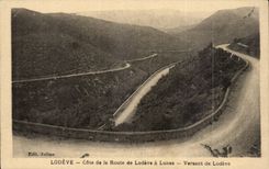 Lodeve - Dimension of the Road of Lodeve has Lunas - Slope of Lodeve - CPA