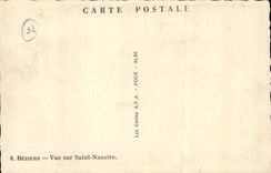Beziers - Sight On Saint Nazaire - CPA