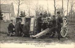 CPA Lager von Courtine TIR von Teilen 75 (militaria) graben