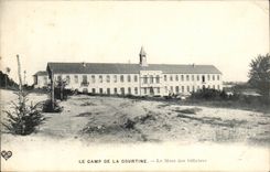 Dig CPA Camp of Courtine Mess of the officers (militaria)