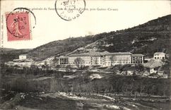 Creuse CPA Vue generale du Sanatorium de Sainte Feyre pres Gueret L'entree et la direction