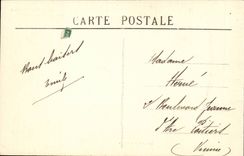 Dig CPA CAmp of Courtine 2nd brigade a sight of the quarters (militaria)