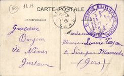 Tempel Nimes-CPA von Diane (Innen)