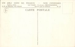 CPA Environs of Montdardier dominates by the castle