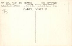 Vigan Umlagerungen Montdardier CPA das Bohrgerat der Kiefern an der Unterseite das Schloss