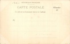 Beaucaire CPA die Rhône