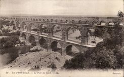 In Provence CPA die Brucke von Gard