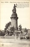 CPA Lyon Places Carnot Statue of the Republic