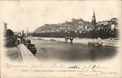 CPA Lyon the church Saint Georges and the great seminar