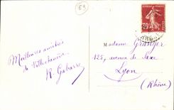 CPA Villecheneve Seen from of the way of the wood of Monly