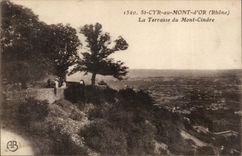 CPA St Cyr with the gold Mount the terrace of the Cindre Mount