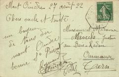 CPA St Cyr with the gold Mount the terrace of the Cindre Mount