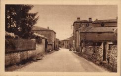 CPA St Laurent D' Agny Road of Soucieu in Jarrest