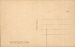 CPA St Laurent D' Agny Road of Soucieu in Jarrest