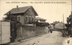 CPA Lentilly With the Hedges District of Large the Cross