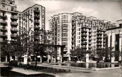 CPSM Villeurbanne scrapes Them sky and the basins (Morice Leroux)