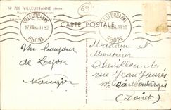 Villeurbanne CPA Nouveau Seen from centers town planning of one of the Tours of 18 stages