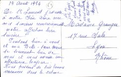 St Laurent de Chamousset MODERN CARD Charmousset