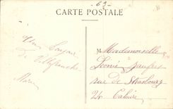 Villefranche on the Saone CPA national Street the center Church ND of the Marshes