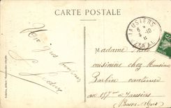 CPA Melie! Cooker as a chief Hotel Lamure Paperboard on Azergues TOP (trades)