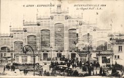 Lyon CPA Fair international 1914 the large hall