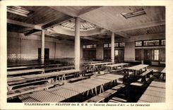 Villeurbanne CPA Group of the EOR Jeanne Barracks of arc the restaurant