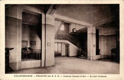 Villeurbanne CPA Group of the EOR Jeanne Barracks of arc the hall of Entering