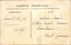 Interior Luxeuil les Bains CPA of the church