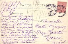 Luxeuil CPA Small bridge of the park