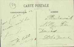 Port on the Saone CPA View