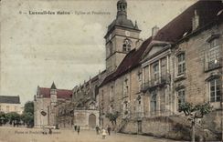 Luxeuil les Bains CPA Church and presbytery