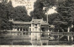 Versailles CPA Park of small Trianon House of the queen
