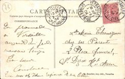 Versailles CPA Park of small Trianon House of the queen