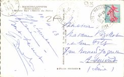 Houses Laffitte CPA the Egle avenue Entrance of the park