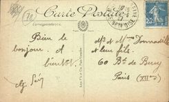 Mantes CPA the cathedral seen of the Edges of the Seine