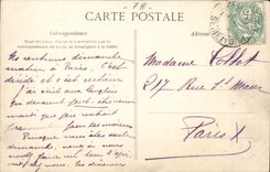 Meulan CPA Mouth of the Bus shelter