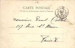 Meulan CPA Small arm of the Seine Quay of the arquebus