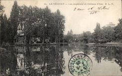 Vesinet CPA higher Lake and water tower