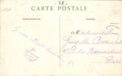 CPA Montfort the amaury Ruins of the old keep and turn of staircase of Anne of Brittany